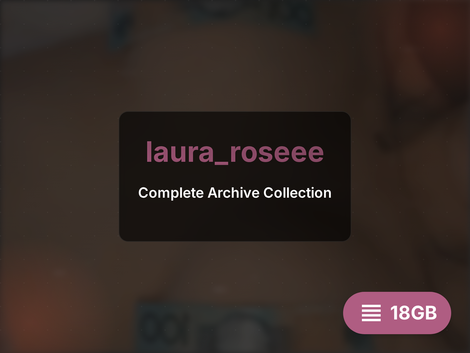 完整的 laura_roseee 档案 (5GB)